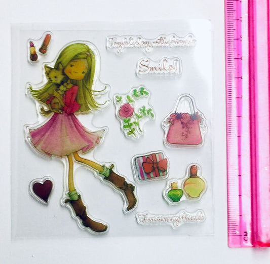 Card Making Scrapbooking Silicon Clear Stamp Set - Pick your Design