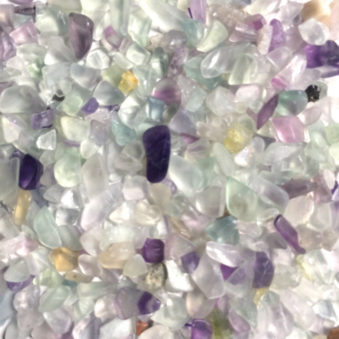 1x Wishing Bottle with Natural Stone Gemstone Chakra Crystal Chips Nuggets