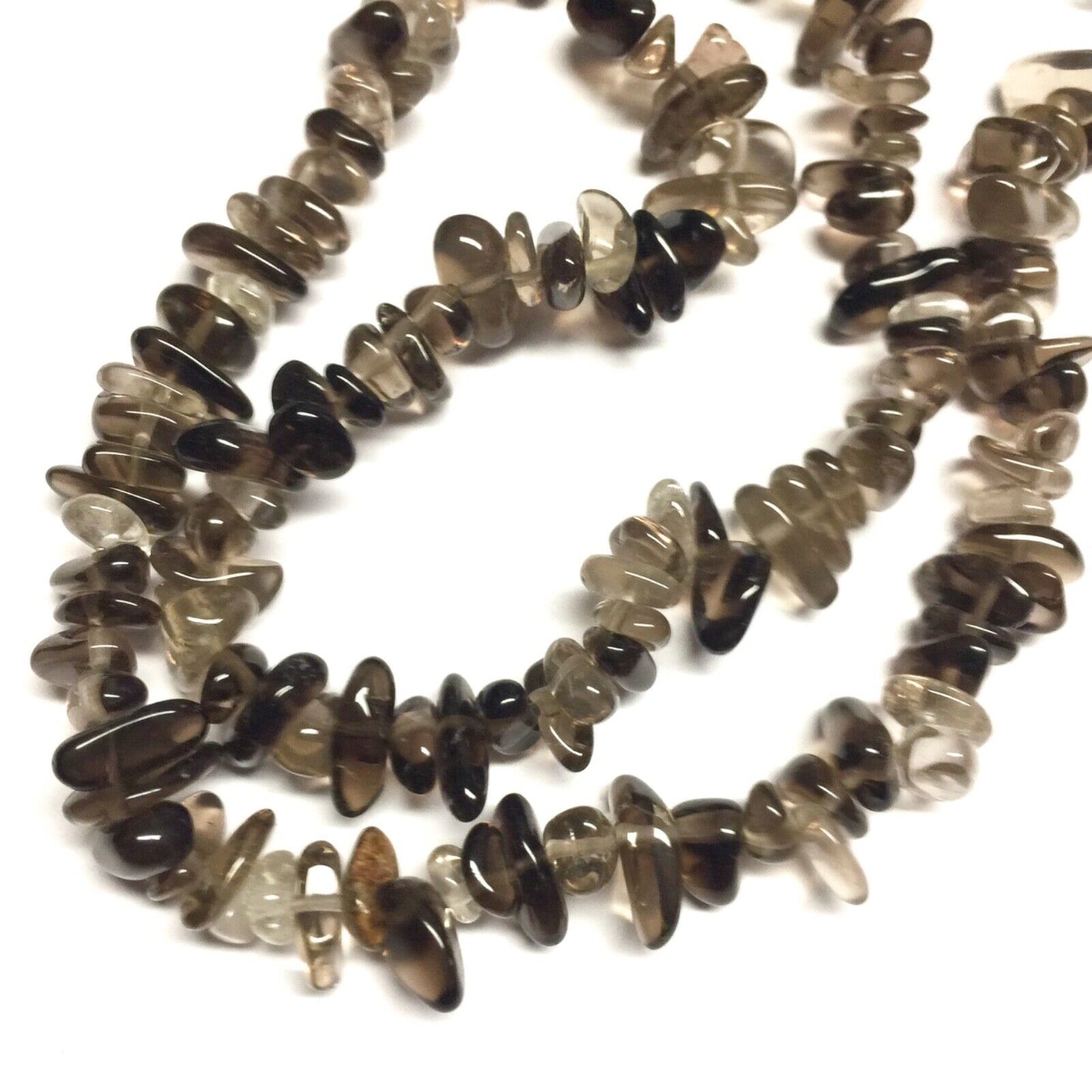 1x Strand 35cm Long Natural Stone Gemstone Chakra Crystal Chips Nugget with Hole