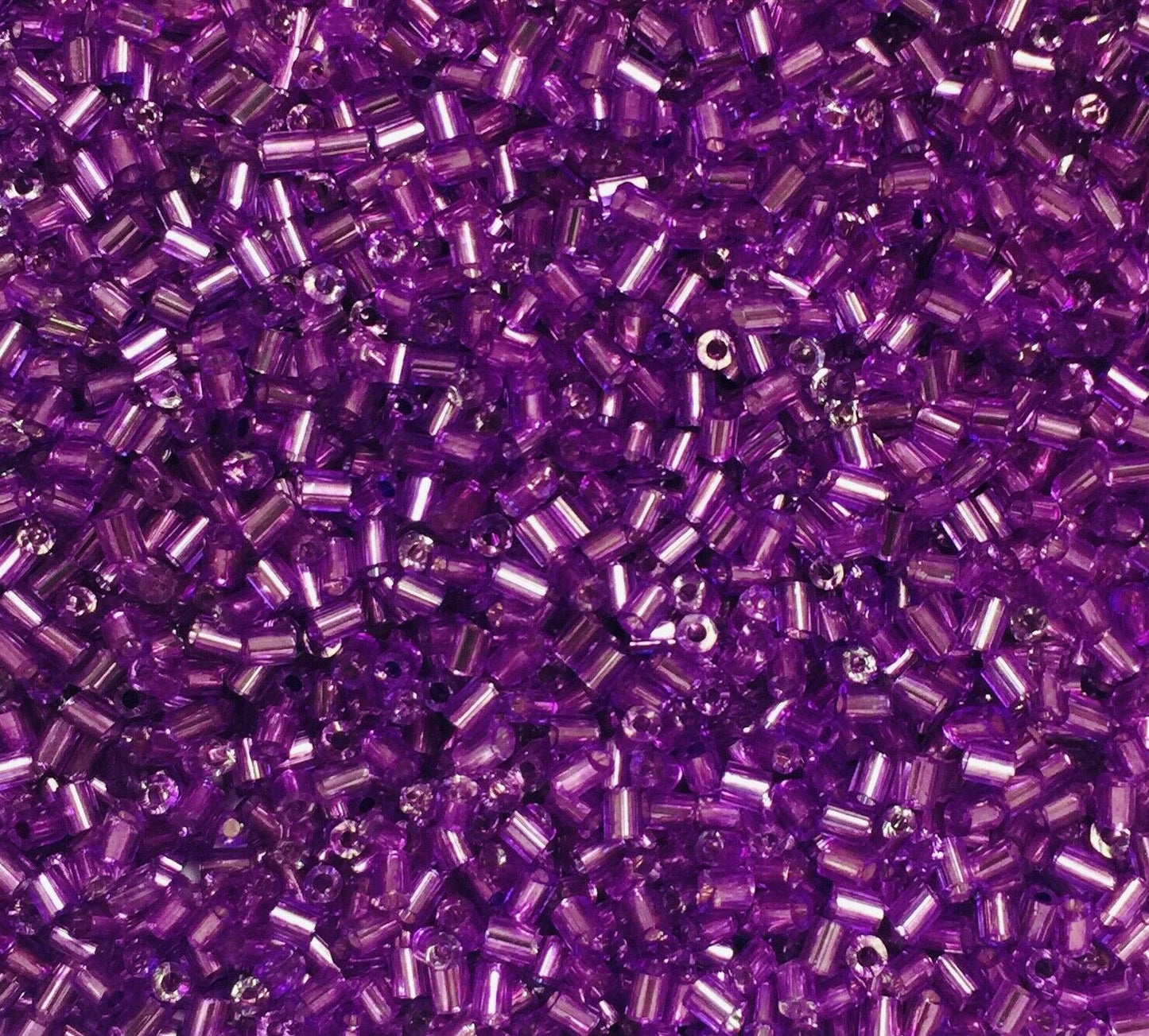 3000+ Bugle 2.5x2.0mm Glass Seed Tube Beads  - Choose Your Colour
