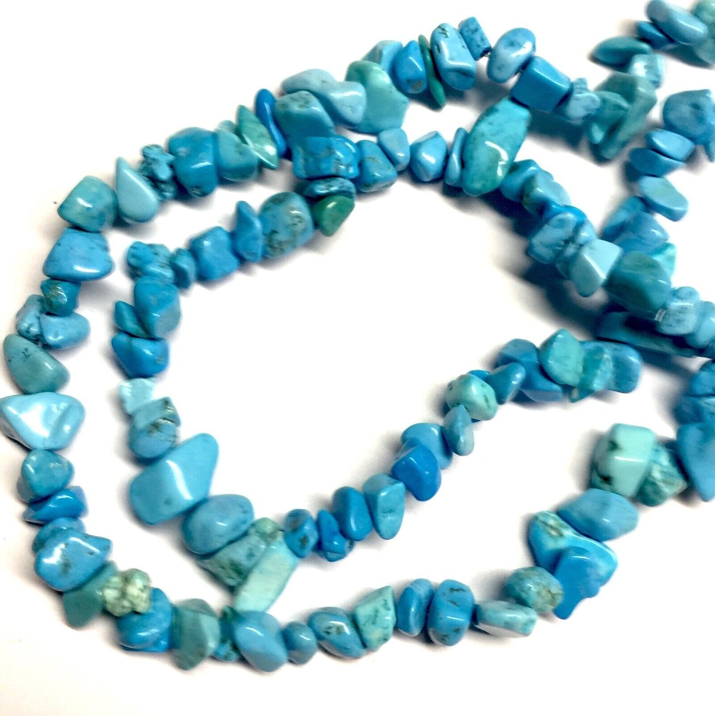 1x Strand 35cm Long Natural Stone Gemstone Chakra Crystal Chips Nugget with Hole