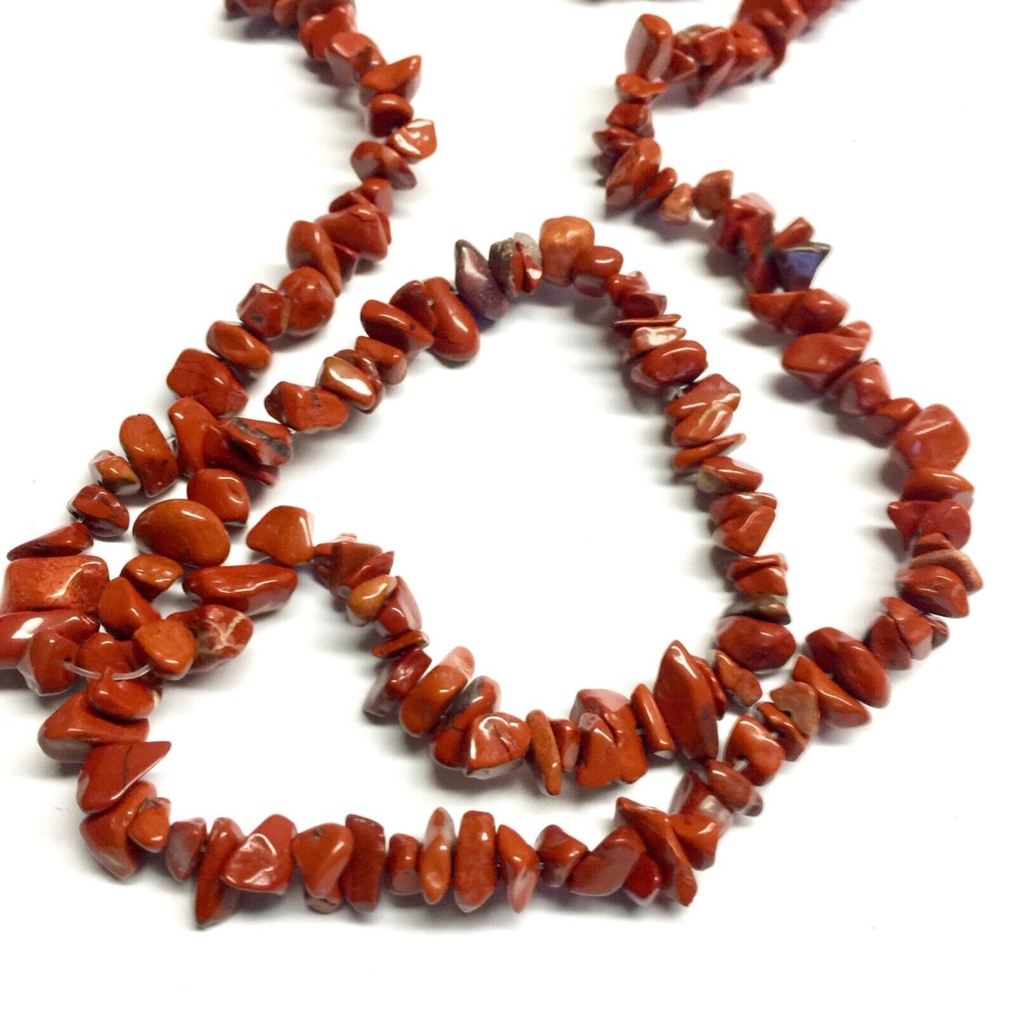 1x Strand 35cm Long Natural Stone Gemstone Chakra Crystal Chips Nugget with Hole