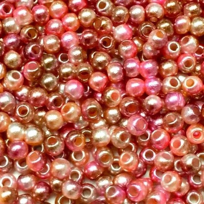 1000x Tiny 3mm Acrylic Faux Pearl Beads for Jewellery Making - Pick Your Colour