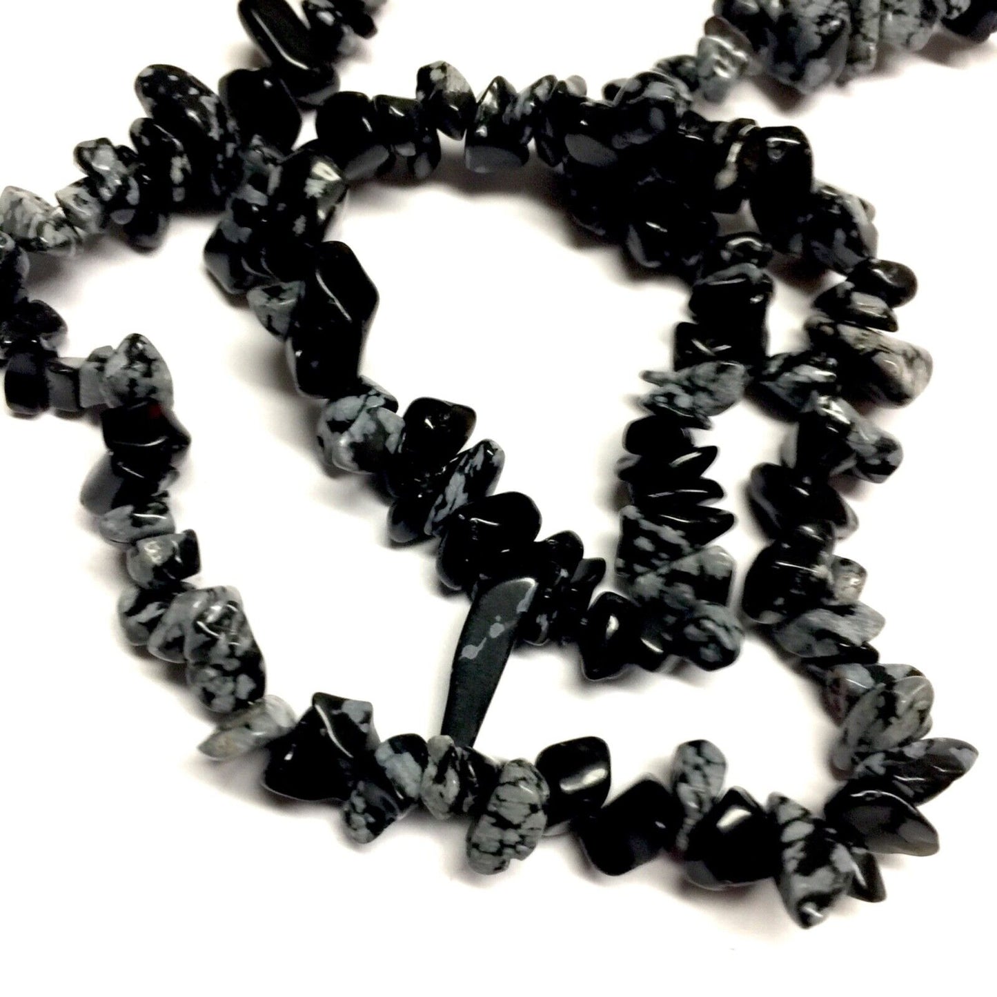 1x Strand 35cm Long Natural Stone Gemstone Chakra Crystal Chips Nugget with Hole