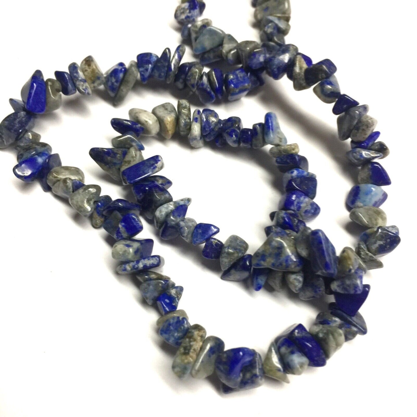 1x Strand 35cm Long Natural Stone Gemstone Chakra Crystal Chips Nugget with Hole