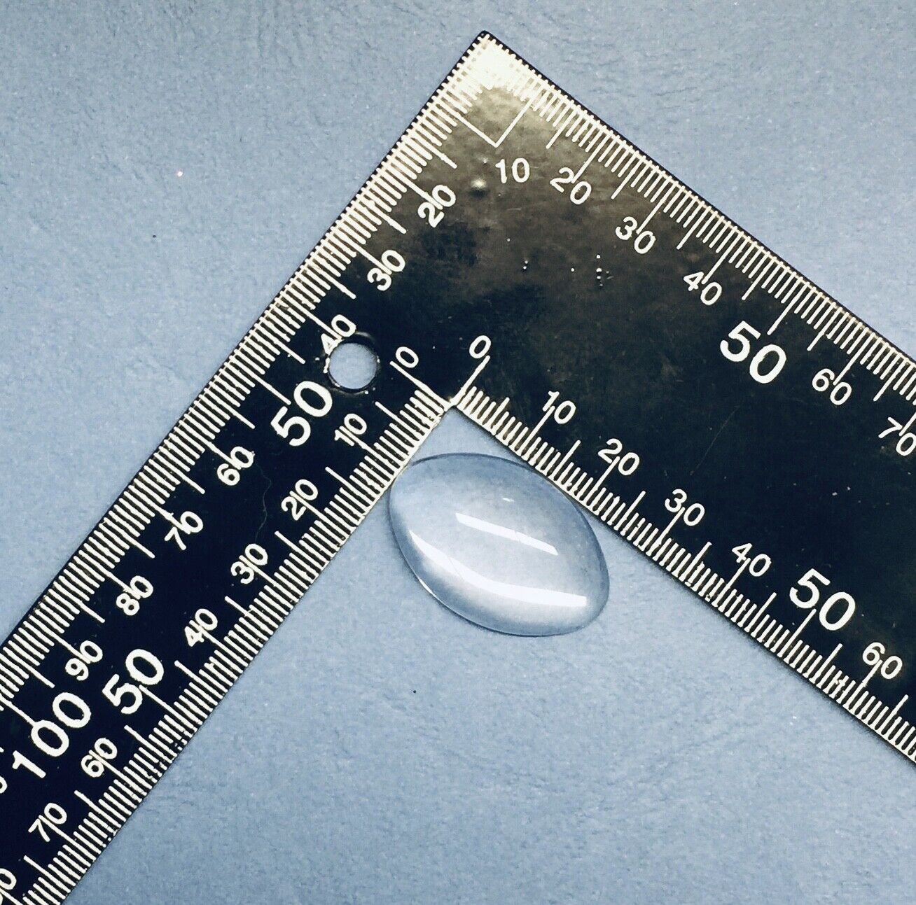 5x/10x/15x Clear Glass Flat Cabochon for Jewellery Making - Round, Heart or Oval