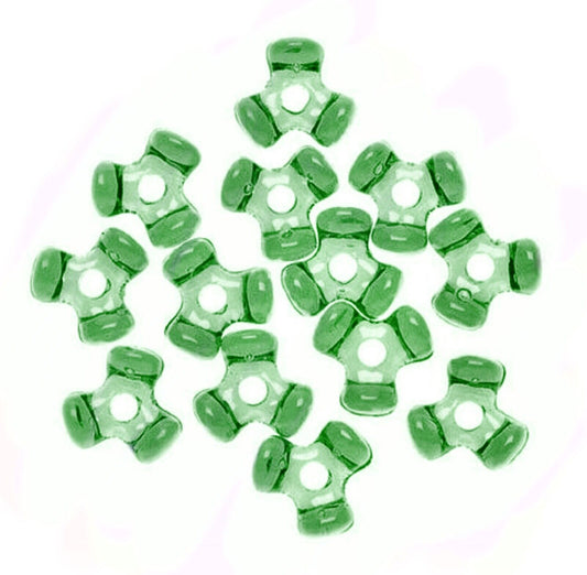 200x Mix Colour 10mm Tri-Beads for Jewellery Craft Making - Choose Your Colour