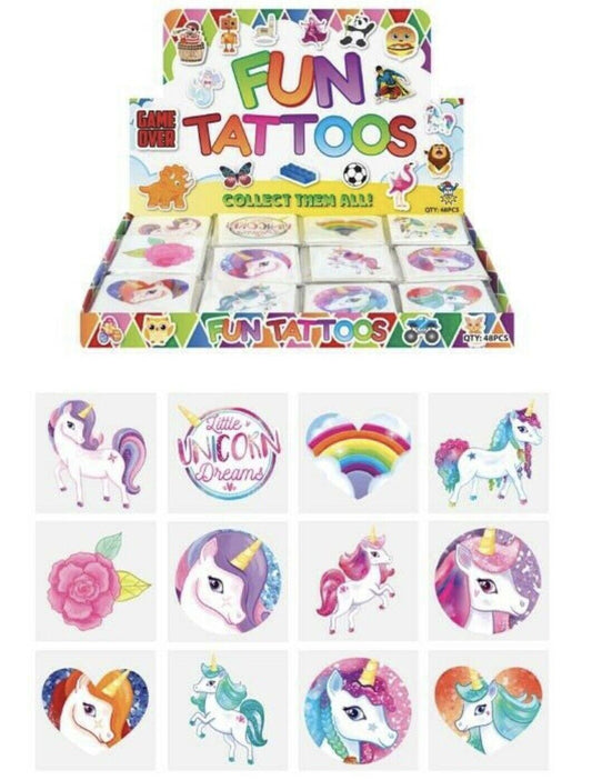36x Temporary Tattoos Party Favours Stocking Fillers