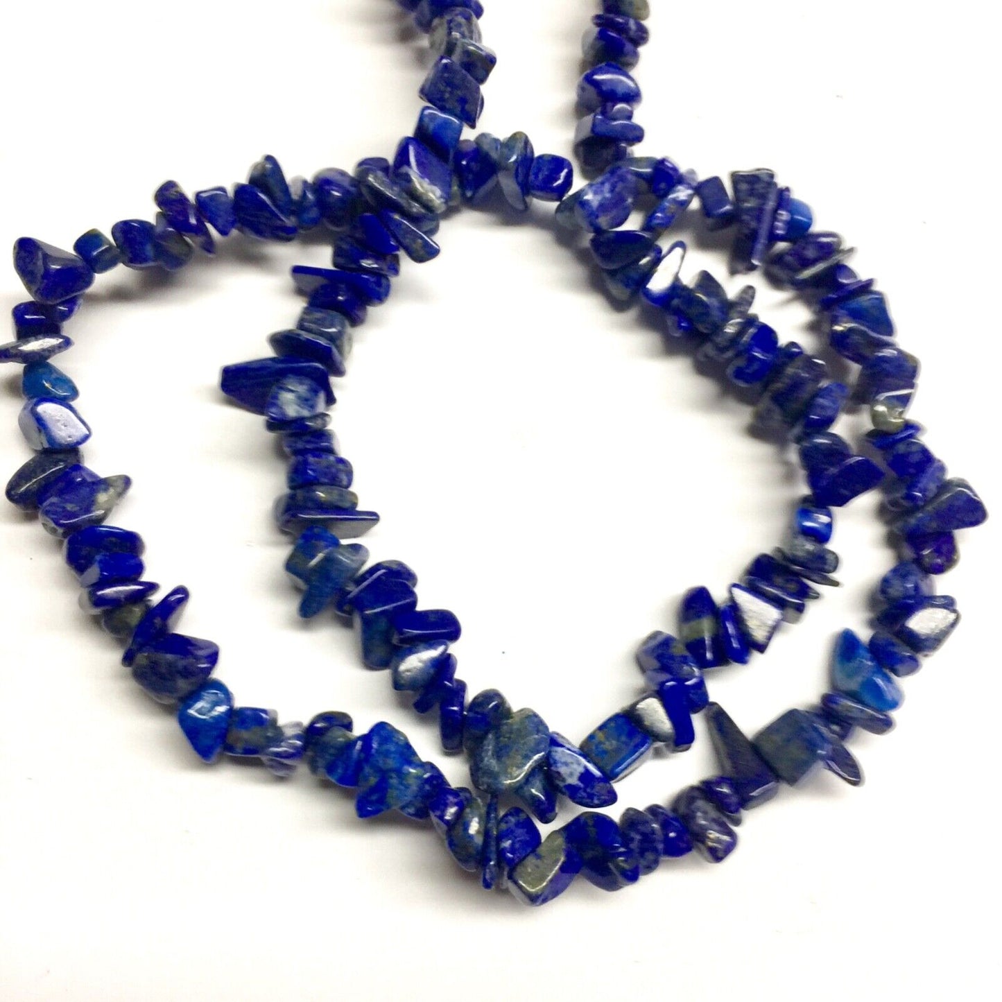 1x Strand 35cm Long Natural Stone Gemstone Chakra Crystal Chips Nugget with Hole