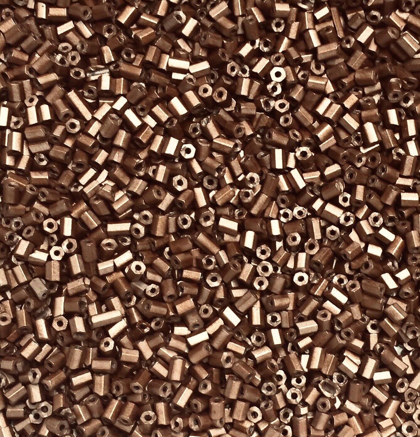 3000+ Bugle 2.5x2.0mm Glass Seed Tube Beads  - Choose Your Colour