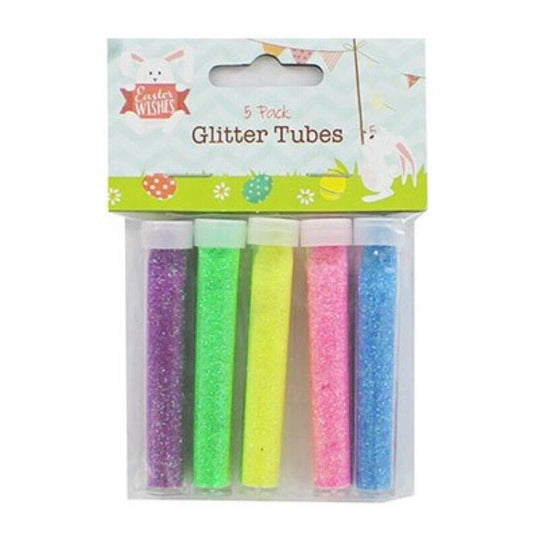 5x Colour Glitter Tubes