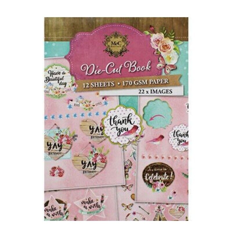 3D Pink Die Cut Gorgeous Design Pad 29cm x 21cm