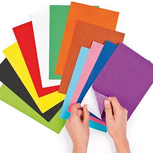 Self Adhesive A5 Foam Sheets (Pack of 10) for Arts and Crafts