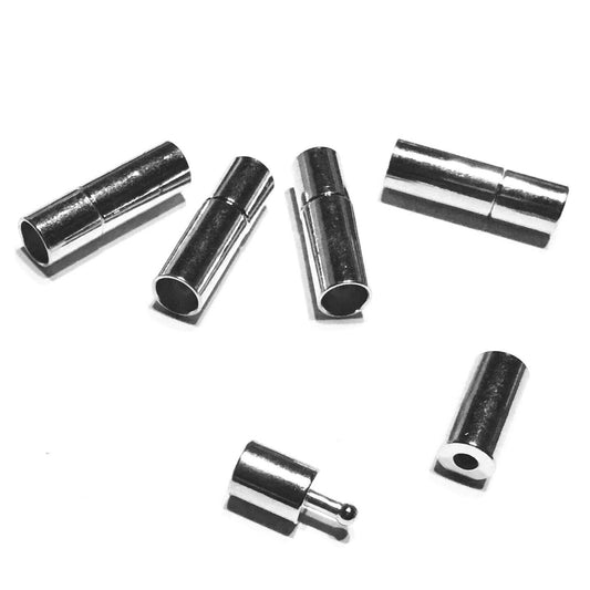 5pcs Screw Style Stainless Steel Magnetic Connector 16mm x 4mm