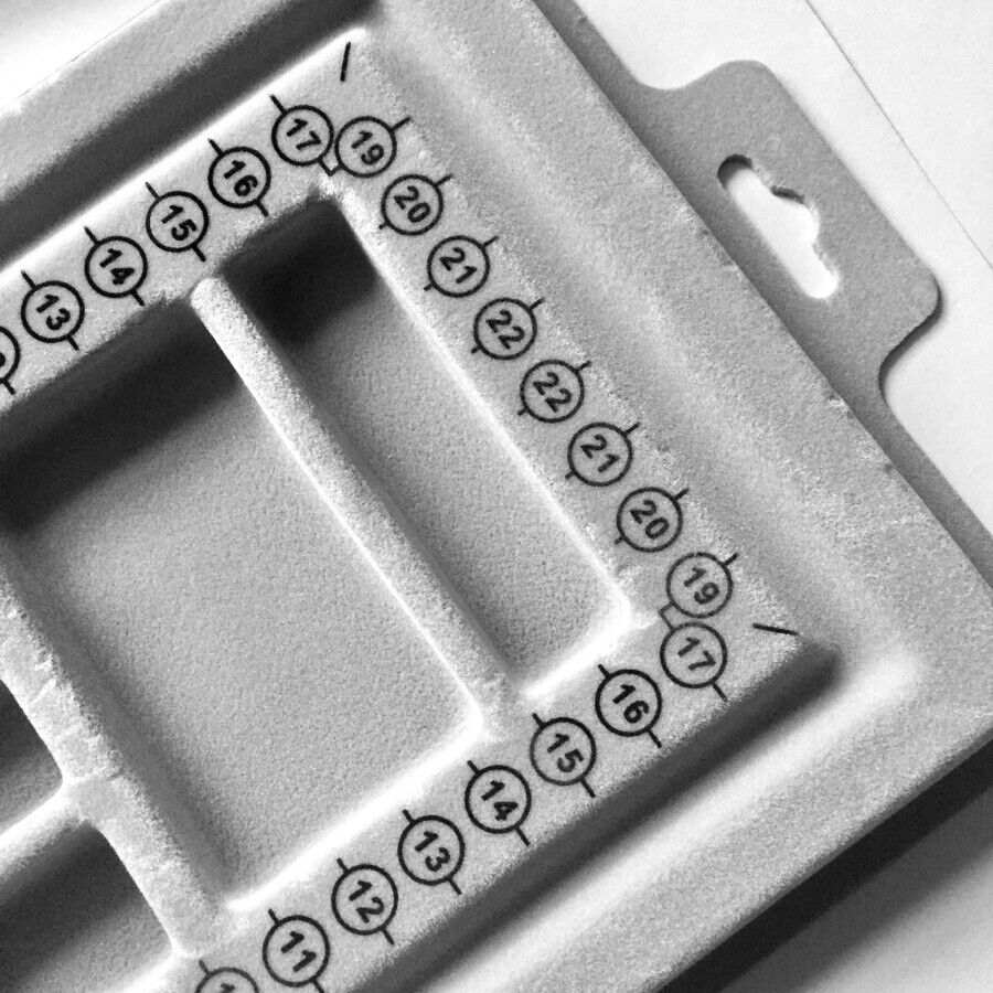 Flocked Small Bead Board Tray for String Beading Jewellery Designing Tool