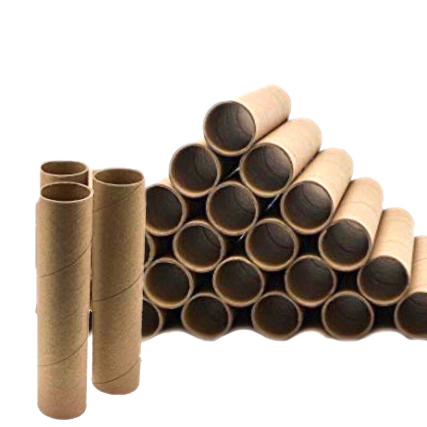 12x Paper Cardboard Tube for Crafting 150mm x 4mm