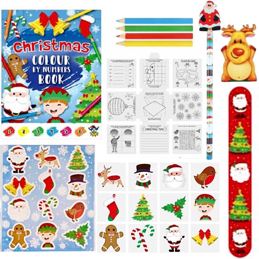 22x Pcs Set of Christmas Stocking and Party Fillers Toys and Activities