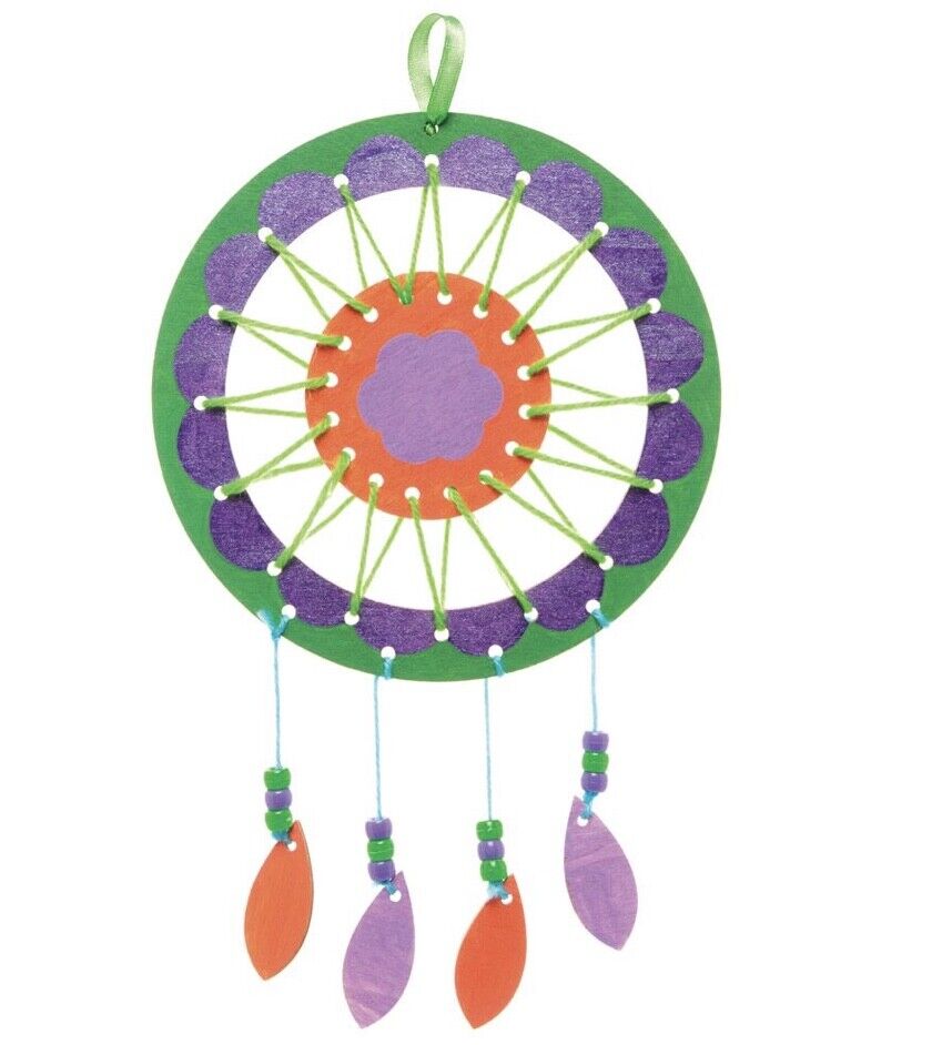 1x Design and Make Your Own Wooden Dreamcatcher DIY Kit