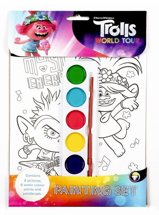 1x Set Dreamworks Trolls Worldtour Painting Kit