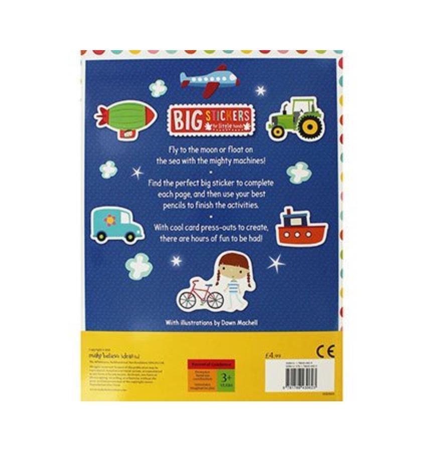 Big Stickers for Little Hands - Mighty Machines by Dawn Machell
