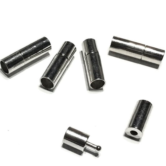 5pcs Screw Style Stainless Steel Magnetic Connector 16mm x 3mm