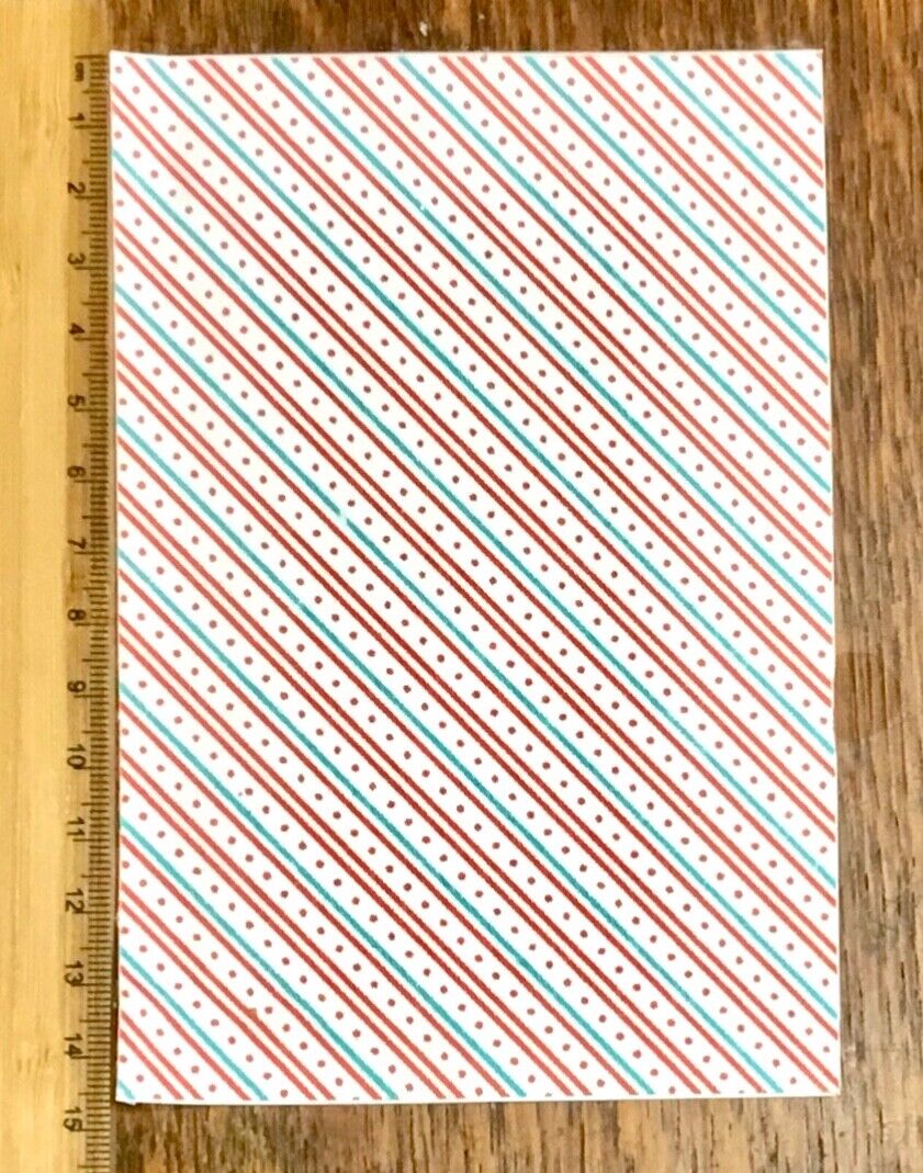 20 Sheets Christmas Theme A6 Size Self-adhesive Fabric Craft Stickers