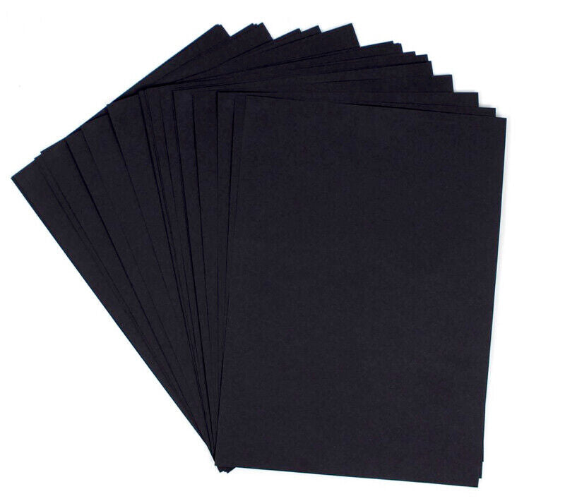 15 Sheets A4 Black Card