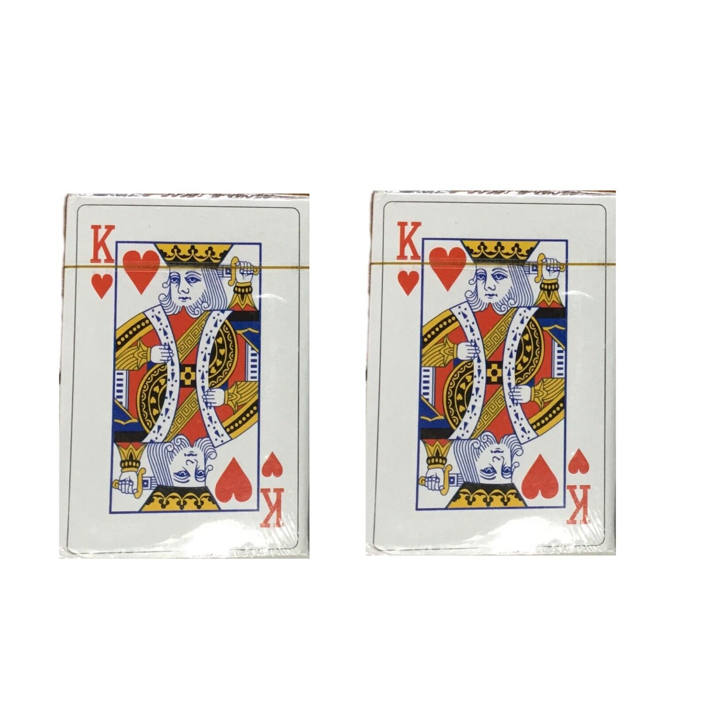 2 pack of  Henbrandt Professional Plastic Coated Playing Cards