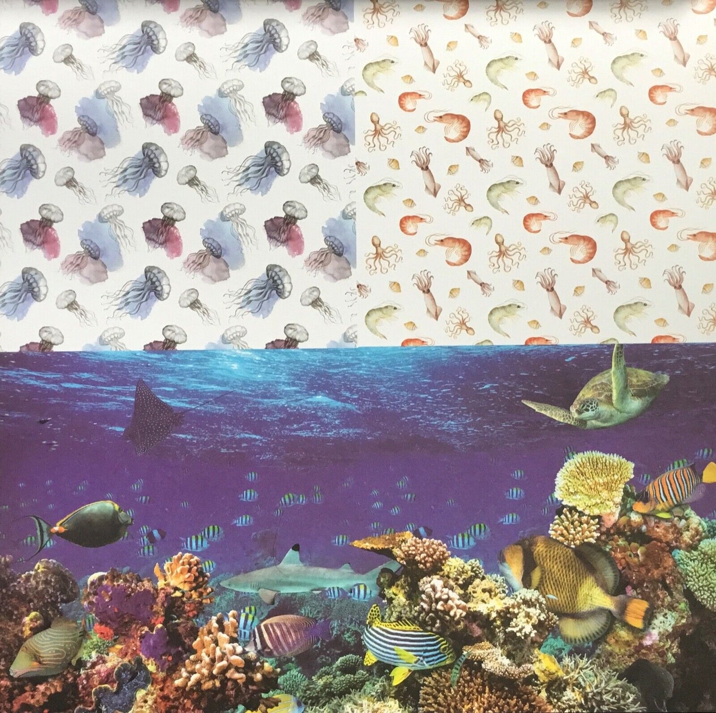 Deep in the Ocean Mix & Match 20 page Design Pad for Paper Craft - 30cm x 30cm