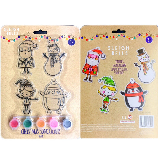 4x Design Paint Your Own Christmas Tree Ornaments Kit