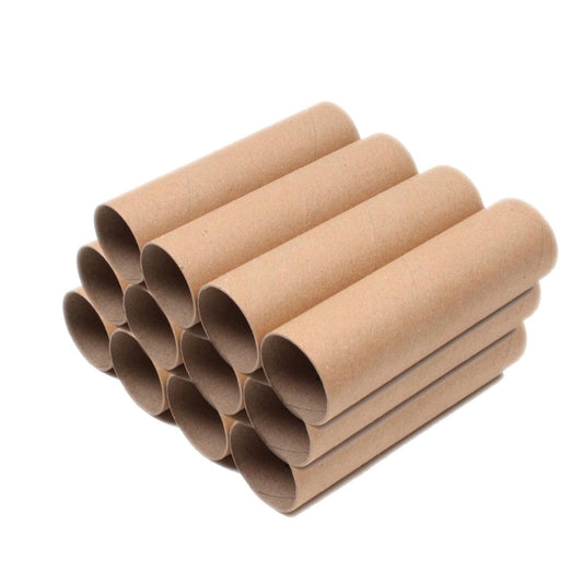 12x Paper Cardboard Tube for Crafting 150mm x 4mm