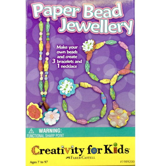 Faber Castell Paper Bead Jewellery DIY Kit
