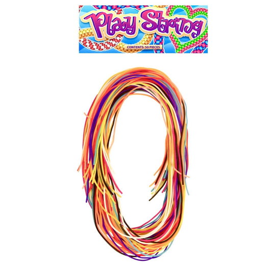 40x Henbrandt Multi Coloured Play Strings Scubidou - 80cm Length each string