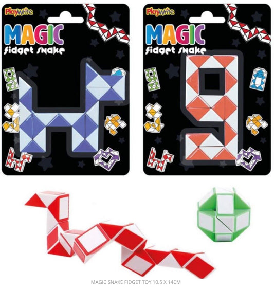 1x Medium Size 24 parts Snake Puzzle Toy Stocking Fillers by Playwrite