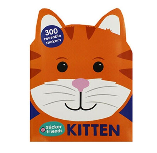 300x Sticker Friends Activity Book - Kitten